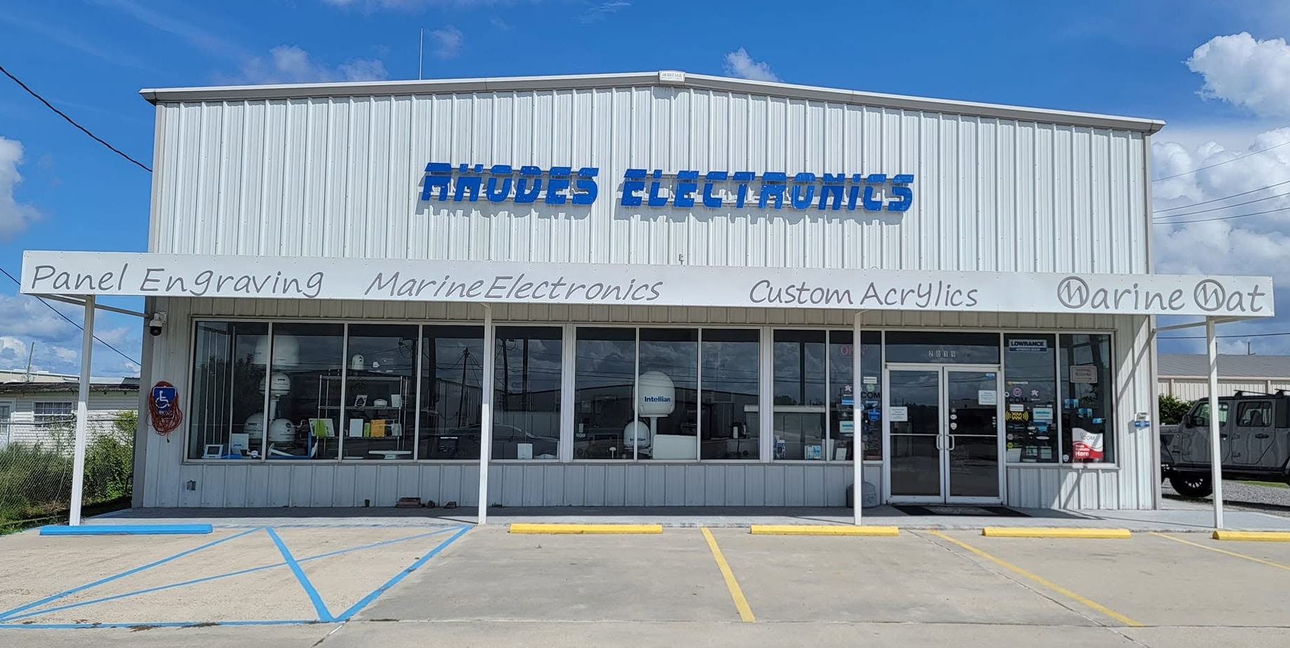 Rhodes Electronics shop front